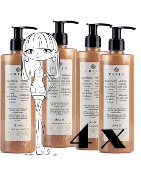 PRIJA 4 x Bath Cream 380 ml 